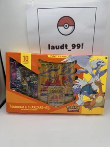 POKEMON TCG RESHIRAM & CHARIZARD GX TAG TEAM PREMIUM COLLECTION BOX SEALED NEW#3 - Bild 1 von 3