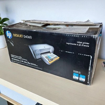 HP Deskjet D4360 Inkjet Printer OPEN BOX All In One Home Office Photo Printer - Image 1 of 4