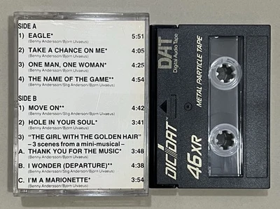 ABBA - The Album DAT Studio Production Master Digital Audio Tape Cassette Rare - Image 1 of 2