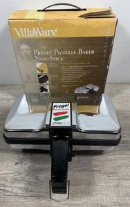 Vintage VillaWare Prego Pizzelle Italian Cookie Baker Maker 3600-NS - Working - Imagen 1 de 21