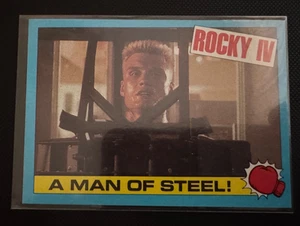 1985 ROCKY IV (4) Topps Trading Cards A MAN OF STEEL! #33 Sylvester Stallone - Bild 1 von 4