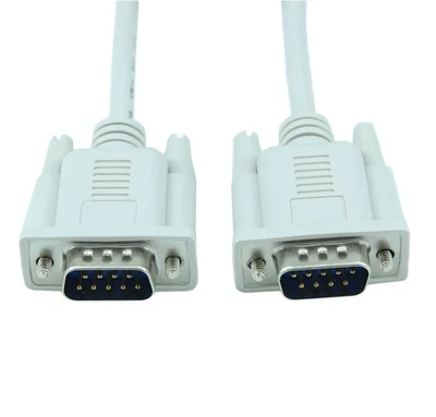 3ft Serial DB9/DB9 Straight-thru RS232 Male to Male Cable - Image 1 of 2