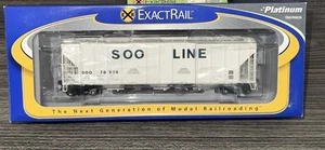 ExactRail Platinum HO RTR EP-80191-1 PS-2CD 4427 Cov Hopper SOO Line 70235 NIB - Picture 1 of 4