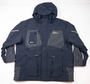 Cabela's Guidewear Gore-Tex Parka Jacket Men's 2XL Waterproof Hooded Fishing - Picture 1 of 20