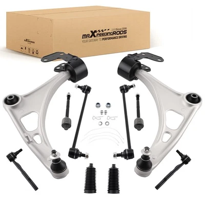 Front Lower Control Arms Ball Joint Tie Rods For 2016-2021 Honda Pilot Acura MDX - Image 1 of 4