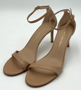 Stuart Weitzman Nudist II Women's Size 6.5 Adobe/Beige Sandal Heels - Picture 1 of 10