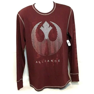 Disney Parks Star Wars Alleanza Ribelle Camicia Manica Lunga Uomo Taglia M Nuova con etichette - Foto 1 di 6