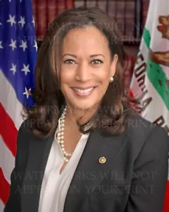 Retrato oficial del Senado de los Estados Unidos 2017 de Kamala Harris, 8x10 foto impresa real o digital - Imagen 1 de 1