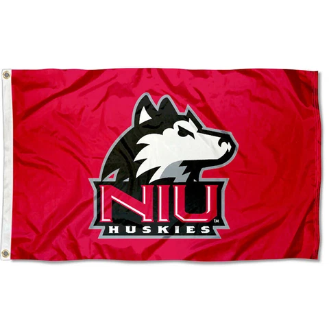Northern Illinois University Huskies Flag NIU Large 3x5 Cover