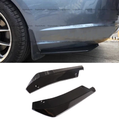 For Honda CR-V Universal Rear Bumper Lip Spoiler Splitter Diffuser Glossy Black Foto 1 de 4