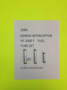 Honda Interceptor VF 1000 F 1984 juego completo de tubos de combustible de carbono de aluminio - Imagen 1 de 2