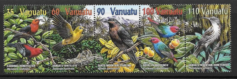 VANUATU SG848a 2001 BIRDS ( 3rd SERIES ) MNH - Image 1 of 1