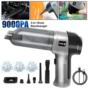 9000Pa Kabellos Handstaubsauger Mini Staubsauger Akku Auto Haus Nass/Trocken DE - Bild 1 von 10