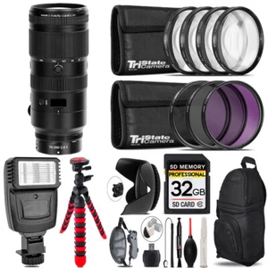 Nikon Z 70-200mm f/2.8 VR S Lens + Flash + Tripod & More - 32GB Accessory Kit - Picture 1 of 9
