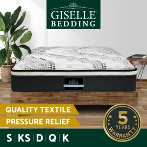 Giselle Mattress Queen Double King Single Pocket Spring Foam Medium Firm 32cm - Picture 1 of 21