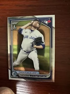 2024 Bowman Draft- Chrome Jackson Wentworth #BDC-15 Blue Jays - Picture 1 of 1