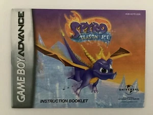 Spyro Season of Ice GameBoy Advance nur Bedienungsanleitung - Bild 1 von 2