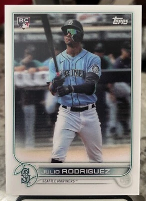 2022 Topps On Demand 3D Baseball Julio Rodriguez RC - Seattle Mariners #44 - Image 1 of 2