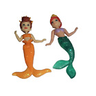 Disney The Little Mermaid Ariel & Orange 4' Doll Lot of 2 Mattel 2011