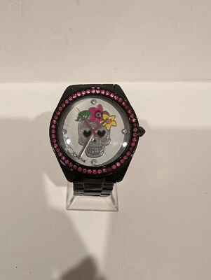 Betsey Johnson Rainbow Box Skull - Image 1 of 3