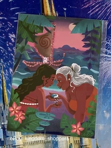 2022 Disney Parks Ann Shen Moana Ich werde immer bei dir sein 5x7" Postkarte - Bild 1 von 1