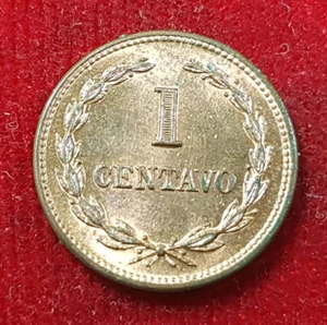 1 Centavos 1968 Coin Republica de El Salvador Centavo Cent - Picture 1 of 2