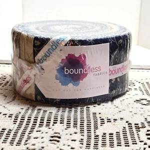 Boundless Fabrics Clair de Lune 2,5" Baumwolle Quilten Jelly Roll Streifen 40 Stck. - Bild 1 von 8