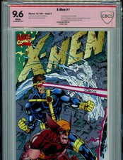 X-Men #1 E CBCS 9.6 NM+ BGS Verified Stan Lee Signature Red Label Marvel  SL2