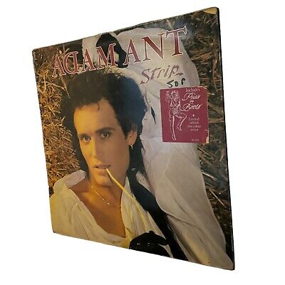 ADAM ANT Strip Vinyl LP 12” Record With Inner Lyrics Sleeve CBS 1983