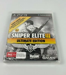 PS3 Sniper Elite III 3 Ultimate Edition, Australian Edition, New Factory Sealed - Picture 1 of 8