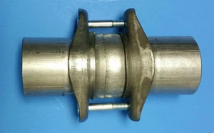 3"Header to 3"ID Exhaust Pipe Ball and Socket Aluminized Collector Connection - Picture 1 of 1