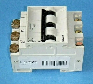 Siemens 5 SN3 NG 6A Miniature Circuit Breaker 3 Pole 6 Amp 220/380V 340/450V - Foto 1 di 6