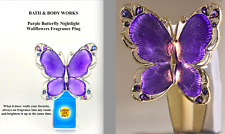 BATH & BODY WORKS Purple Butterfly Nightlight Wallflowers Fragrance Plug GC12