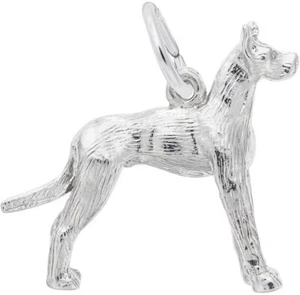 Sterling Silver Great Dane Charm by Rembrandt - Picture 1 of 2