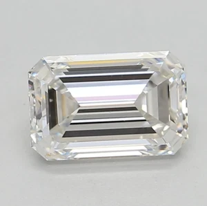 Loose CVD Lab Grown Diamond 4x6 mm Emerald D Color IF CLARITY Certified Diamond - Picture 1 of 6