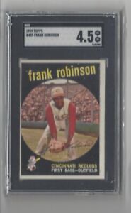 1959 Topps #435 Frank Robinson Reds - SGC 4.5