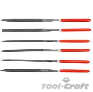 Yato professional needle metal file set of 6, 140mm by 65mm (YT-6160) - Picture 1 of 1
