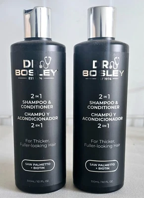 BOSLEY Dr BOSLEY 2 em 1 SHAMPOO E CONDICIONADOR MAIS GROSSO APARÊNCIA MAIS COMPLETA 10,1 oz DUO - Imagem 1 de 2