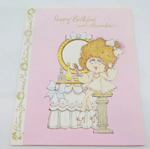 Tarjeta de felicitación vintage de mujer a mujer 1979 American Greetings CUMPLEAÑOS humor diversión - Imagen 1 de 7