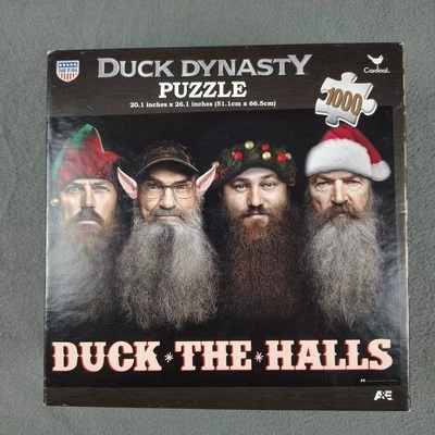 Rompecabezas Duck Dynasty Christmas Duck*the*Halls 1000 piezas sellado NUEVO Foto 1 de 2