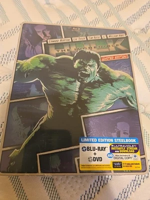 The Incredible Hulk Steelbook Blu-ray BRAND NEW SEALED Foto 1 de 2