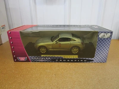 1/18 2005 Chrylser Crossfire silver MotorMax box diecast car 2006 2007 G - Image 1 of 4