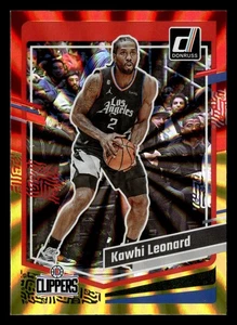 Kawhi Leonard 2023-24 Donruss RED GOLD LASER SP #29 Los Angeles Clippers - Picture 1 of 2