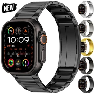 Stainless Steel Band for Apple Watch 10 9 8 7 6 SE 5 4 Ultra 49mm Strap Bracelet - Picture 1 of 18