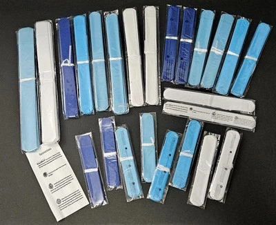 (24 piezas) Kit Flores Pom Pom Papel Pañuelo Azul y Blanco Decoración Fiesta  Foto 1 de 4