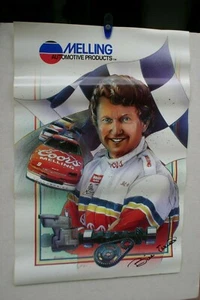 Póster NASCAR MELLING BILL ELLIOTT COORS T BIRD 24 X 36 COLOR PRINCIPIOS DE 1990 - Imagen 1 de 1