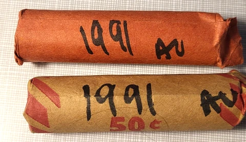 1991 Lincoln Memorial Cent  ROLL P Cover