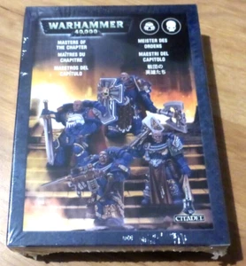 Marines Espaciales Maestros del Capítulo RARO FUERA DE STOCK Metal 40K Juego Sellado en Caja - Imagen 1 de 7