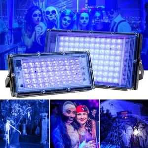 LED Schwarzlichtleiste UV Waschlicht DMX Halloween Party Show DJ Disco Bühnenlicht - Bild 1 von 22