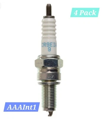 NGK CR9EIA-9 x 4  Laser Iridium Spark Plugs for KAWASAKI 1000 VERSYS 2014 -On - Image 1 of 4